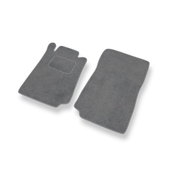 Velour gulvmåtter til Mercedes-Benz CLK C208 Coupé (1996-2003) - grå