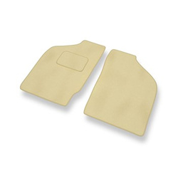 Velour gulvmåtter til Mitsubishi L200 III Pick-Up (2001-2006) - beige