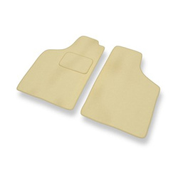 Velour gulvmåtter til Fiat Uno II Hatchback (1989-2002) - beige
