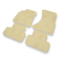 Velour gulvmåtter til Audi A5 I 8T (3 døre) (2007-2016) - beige
