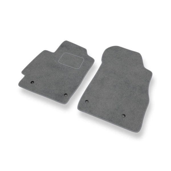 Velour gulvmåtter til Mazda 2 II Hatchback, Sedan (2007-2014) - grå