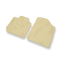 Velour gulvmåtter til Hyundai Elantra V Sedan (2011-2015) - beige