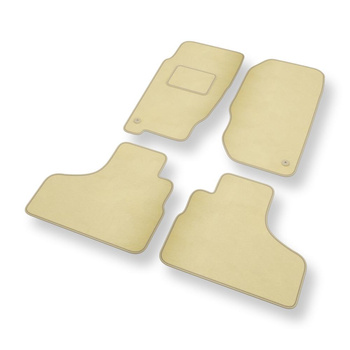Velour gulvmåtter til Jeep Liberty SUV (2001-2007) - beige