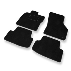 Velour gulvmåtter til Volkswagen Golf VII Hatchback, Variant (2012-2020) - sort