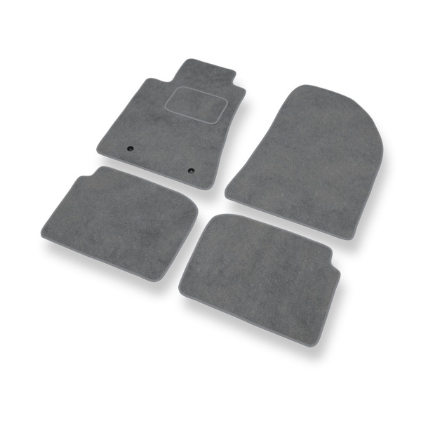 Velour gulvmåtter til Toyota Avensis II Stationcar, Liftback, Sedan (2003-2008) - grå