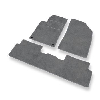 Velour gulvmåtter til Peugeot 508 Liftback, Sedan, SW (2011-2017) - grå