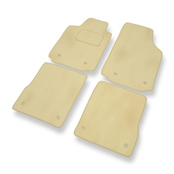 Velour gulvmåtter til Audi A2 I 8Z Hatchback (1999-2005) - beige