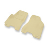 Velour gulvmåtter til Kia Sportage II SUV (2004-2010) - beige