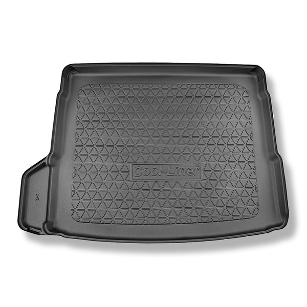 Gulvmåtte til bagagerum BMW X3 (G45) mild hybrid 48 V SUV (11.2024-....) - Venstre fordybning fjernbar i modeller med sidenet