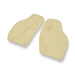 Velour gulvmåtter til Daewoo Tico Hatchback (1991-2001) - beige