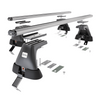 Tagbagagebærer til bil Ford C-Max mk II LAV (2010-2015) - sølv bagagebærer til taget - lastholder - tagholder - uden monteringselementer - Aluminium