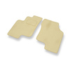 Velour gulvmåtter til Hyundai Getz Hatchback (2002-2008) - beige