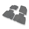 Velour gulvmåtter til Ford Edge SUV (2016-2020) - grå