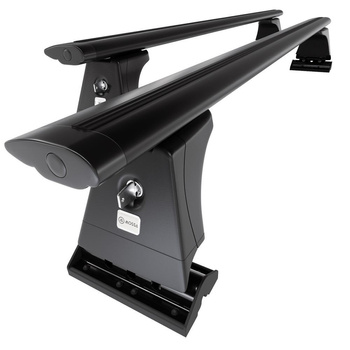 Tagbagagebærer til bil Mazda CX-5 II SUV (2017-....) - sort bagagebærer til tage