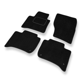 Velour gulvmåtter til Volkswagen Touareg II SUV (2010-2018) - sort