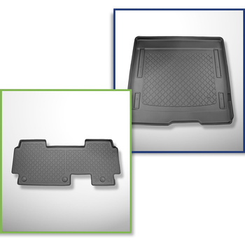 Bagagerumsmåtte og bilmåttesæt TPE skræddersyet til: Volkswagen ID. Buzz Varevog