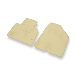 Velour gulvmåtter til Hyundai Santa Fe III SUV (2012-2018) - beige