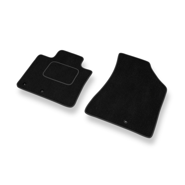 Velour gulvmåtter til Kia Sorento II SUV (2009-2015) - sort