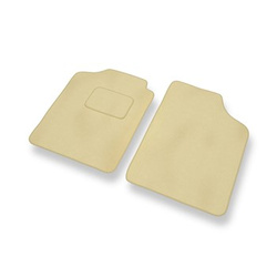 Velour gulvmåtter til Subaru Justy III Hatchback (2003-2007) - beige