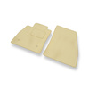 Velour gulvmåtter til Ford KA+ Hatchback (2016-2021) - beige