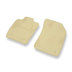 Velour gulvmåtter til Audi A1 I 8X Hatchback, Sportback (2010-2018) - beige