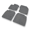 Velour gulvmåtter til Honda Civic IX Coupé, Hatchback, Sedan, Tourer (2012-2017) 3 døre, 5 døre - grå