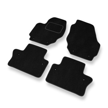 Velour gulvmåtter til Volvo V60 I Stationcar (2010-2018) - sort