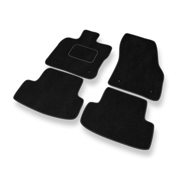 Velour gulvmåtter til Audi Q2 SUV (2016-....) - sort