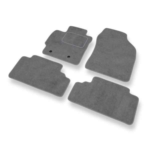 Velour gulvmåtter til Toyota Auris I Hatchback (2007-2012) - grå