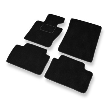 Velour gulvmåtter til BMW X3 I E83 SAV (2000-2010) - sort