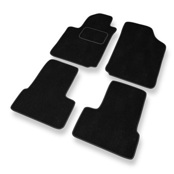 Velour gulvmåtter til Citroen C3 I Hatchback, Cabriolet (2002-2009) - sort