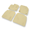Velour gulvmåtter til Honda Civic IX Coupé, Hatchback, Sedan, Tourer (2012-2017) 3 døre, 5 døre - beige