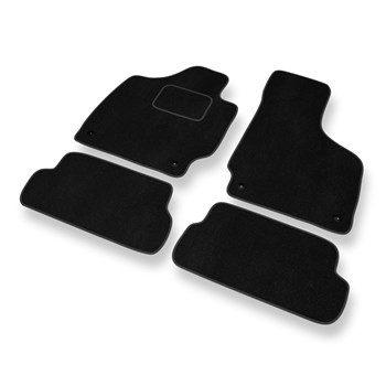 Velour gulvmåtter til Audi TT II 8J (2006-2014) - sort
