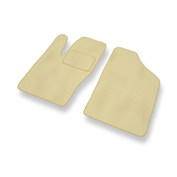 Velour gulvmåtter til Fiat Seicento Hatchback, Varevogn (1998-2010) - beige