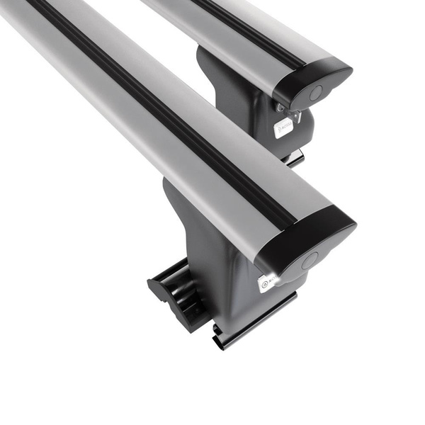 Tagbagagebærer til bil Chrysler PT Cruiser Minivan (2001-2010) - sølv bagagebærer til taget - lastholder - tagholder - uden monteringselementer - Aluminium