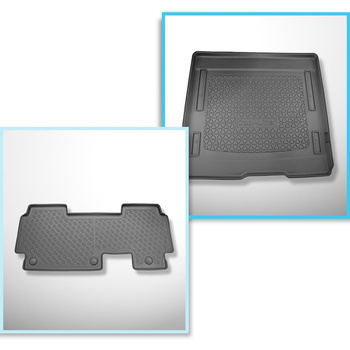 Bagagerumsmåtte og bilmåttesæt TPE PREMIUM skræddersyet til: Volkswagen ID. Buzz