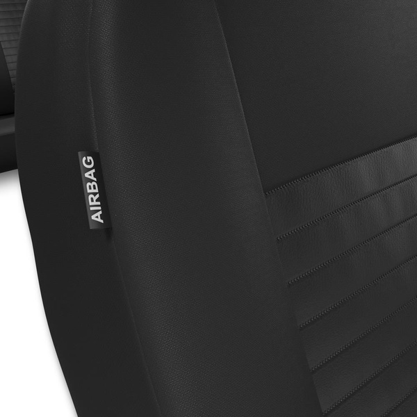 Universelle sædebetræk til biler til Ford Kuga I, II, III (2008-....) - Typ 1 (sort)