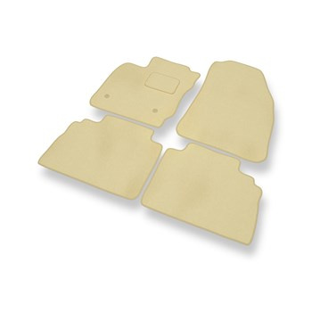 Velour gulvmåtter til Ford Transit Courier (5-personers) (2014-....) - beige