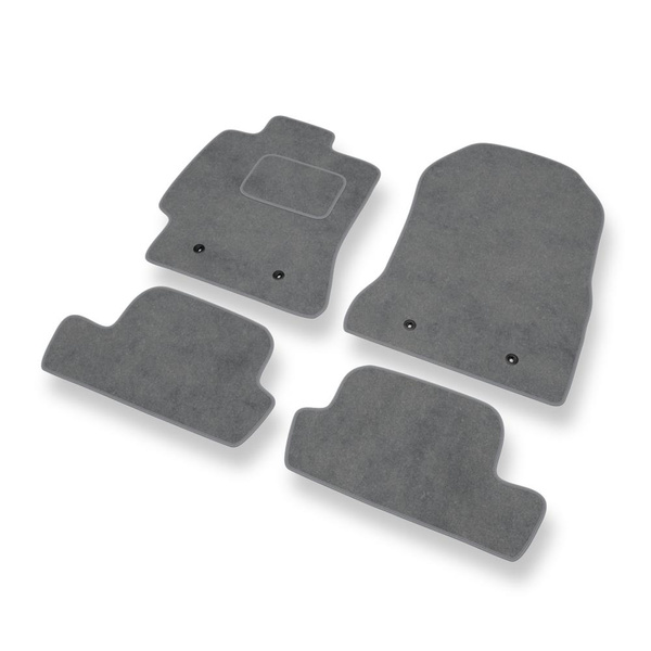 Velour gulvmåtter til Subaru BRZ Coupé (2012-2020) - grå