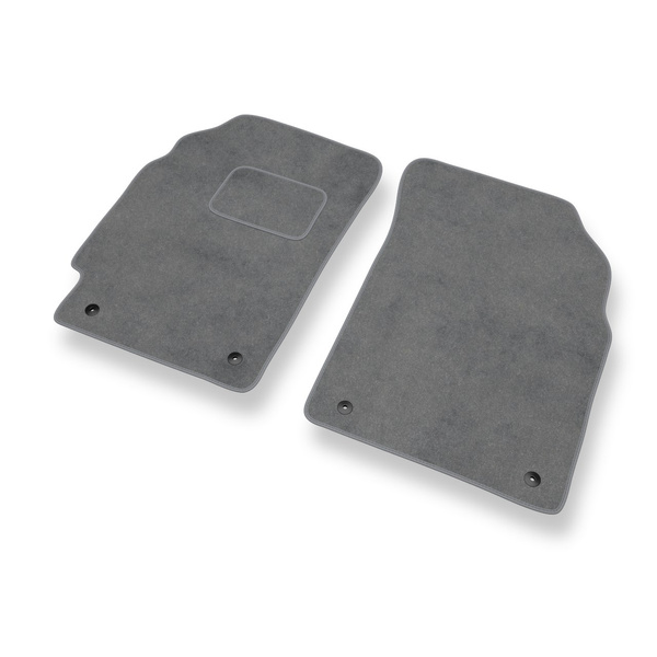 Velour gulvmåtter til Chevrolet Spark II M300 Hatchback (2010-2015) - grå