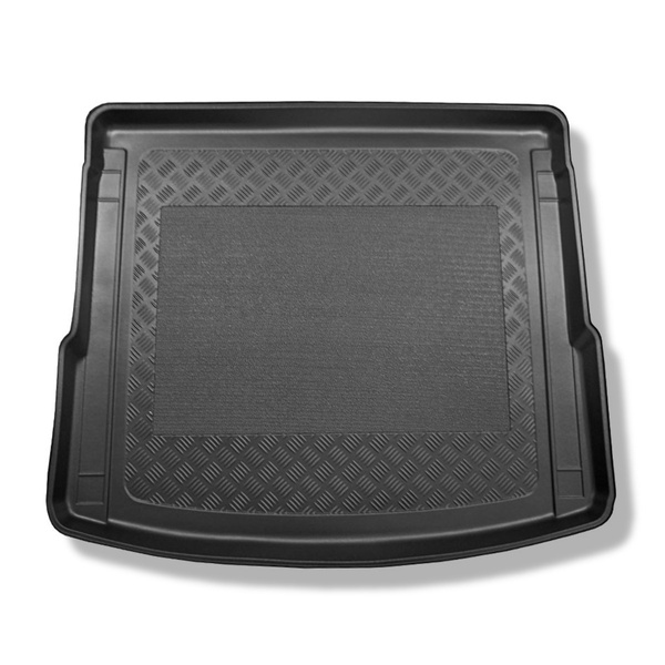 Gulvmåtte til bagagerum Audi Q5 II FY SUV (01.2017-08.2024) - også til modeller med monteringsskinner; Ikke til TFSI version e plug-in hybrid; Bagbænk bevægelig