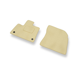 Velour gulvmåtter til Citroen Berlingo III Varevogn (2019-....) - beige