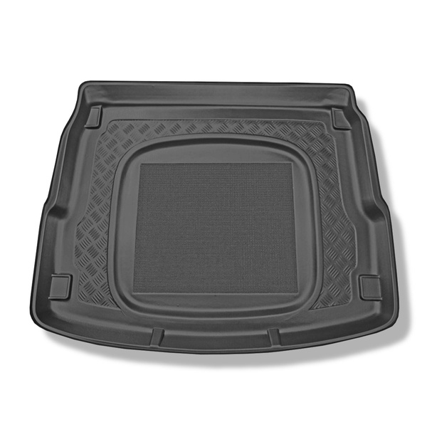 Gulvmåtte til bagagerum Audi A8 D4 Limousine (01.2010-09.2013) - Standard og lang version ; Med reservehjul til midlertidig brug / reparationssæt; Også til Quattro versionen