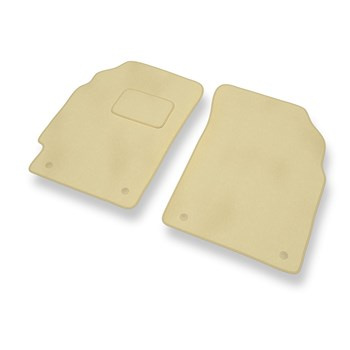 Velour gulvmåtter til Chevrolet Spark II M300 Hatchback (2010-2015) - beige