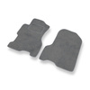 Velour gulvmåtter til Honda Civic VII Coupé, Hatchback, Sedan (2001-2005) 5 døre - grå