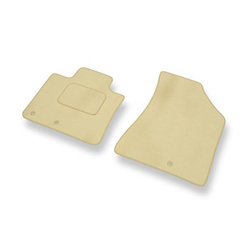 Velour gulvmåtter til Kia Sorento II (2009-2015) - beige