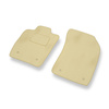 Velour gulvmåtter til Audi A1 I 8X Hatchback, Sportback (2010-2018) - beige