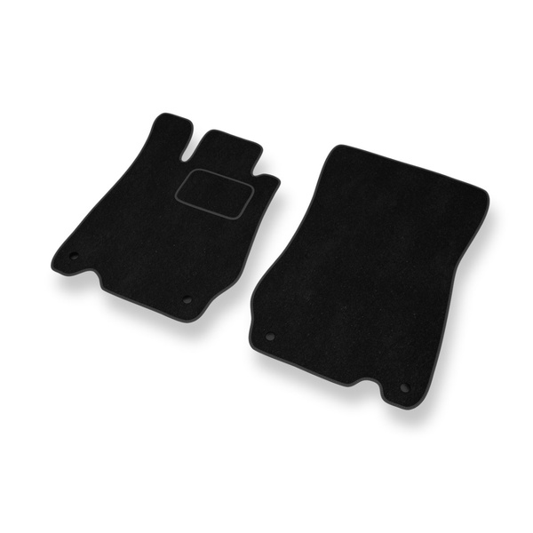 Velour gulvmåtter til Mercedes-Benz SL R230 Roadster (2002-2012) - sort