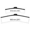 Vinduesviskere til forruden til Hyundai i20 Hatchback (12.2008-2020) - Flad viskerblade