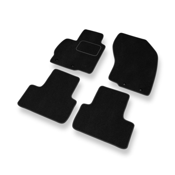 Velour gulvmåtter til Mitsubishi ASX SUV (2010-2021) - sort